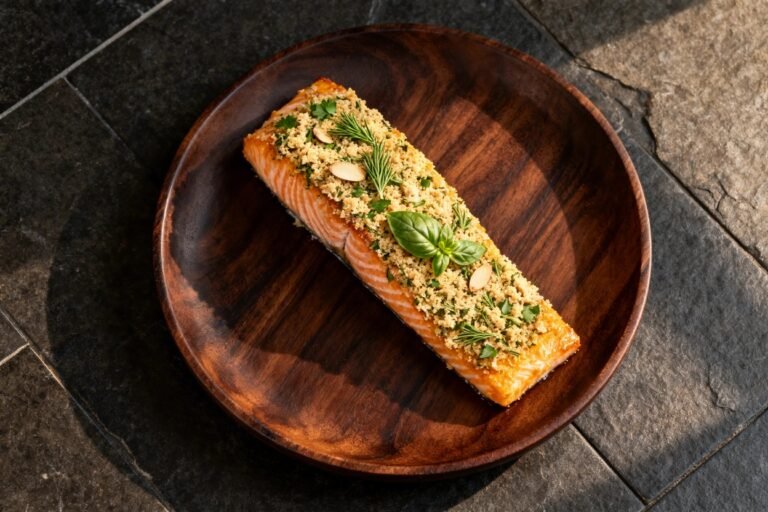 Paleo Herb Crusted Salmon