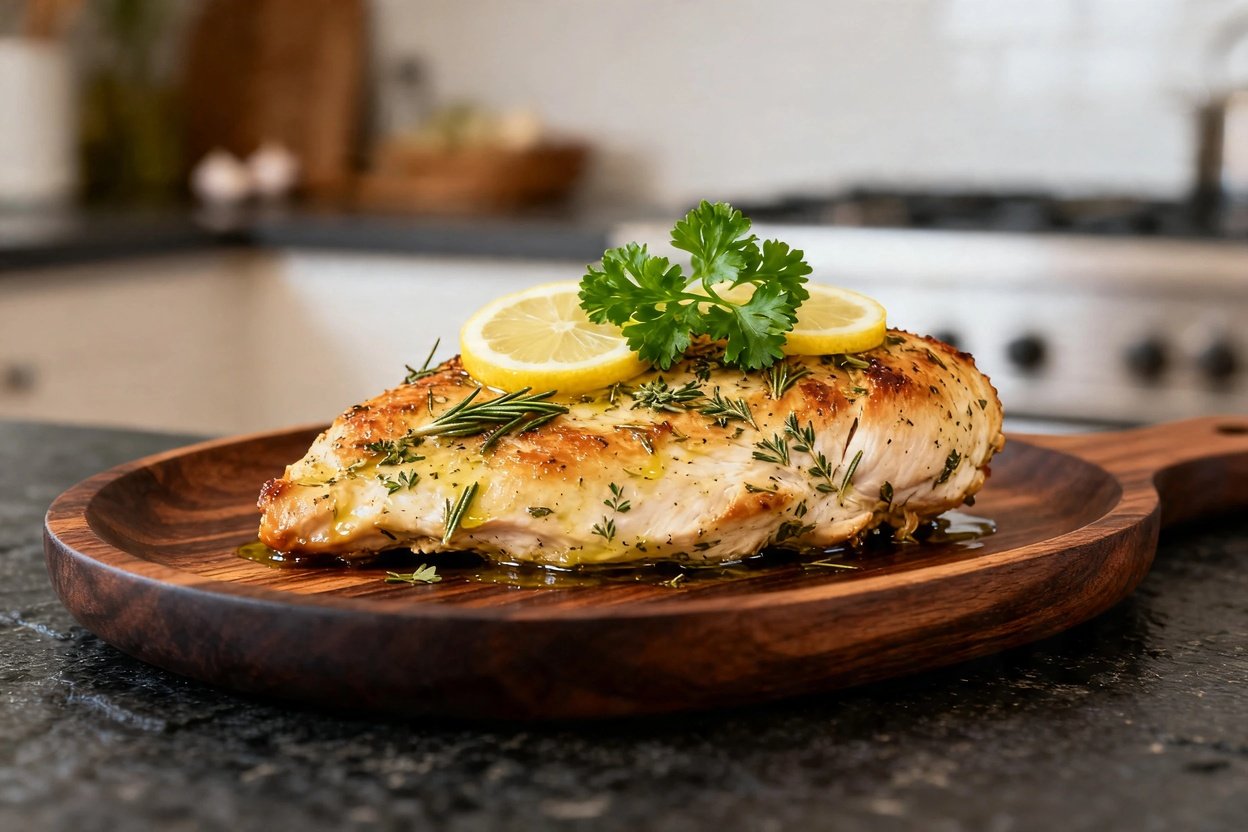 icken, featuring the boneless and skinless chicken breast seasoned with a marinade of extra virgin o