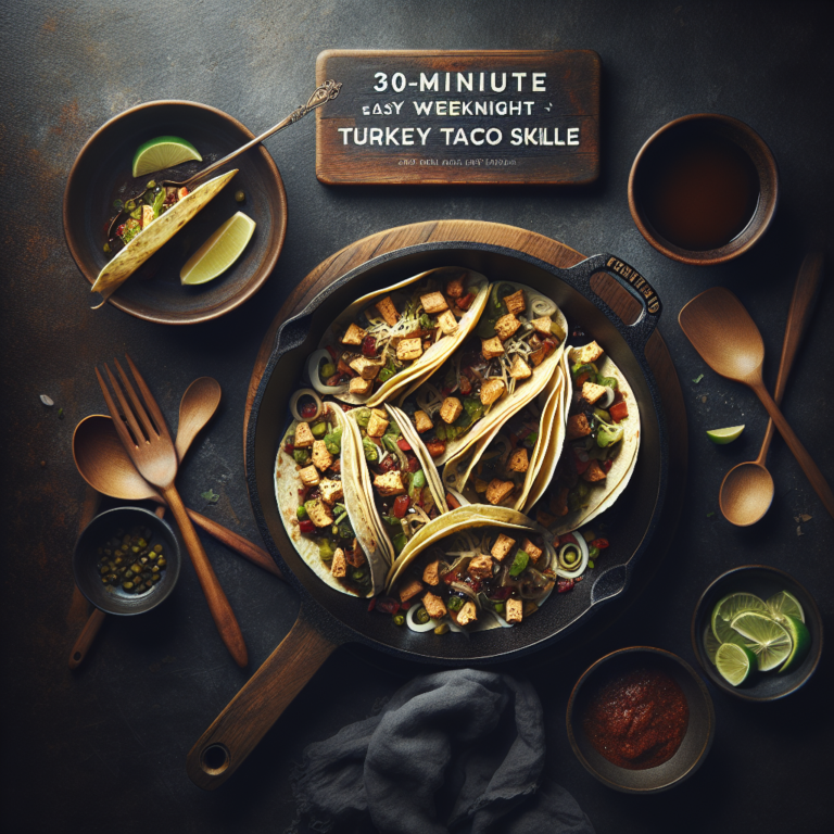 30-Minute Easy Weeknight Turkey Taco Skillet | Kevin Wagonfoot