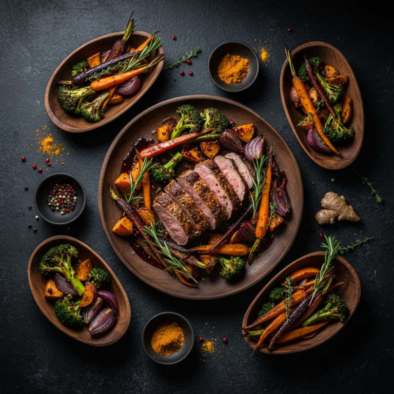 Anti-Inflammatory Longevity Oven-Roasted Lamb and Veggies | Kevin Wagonfoot