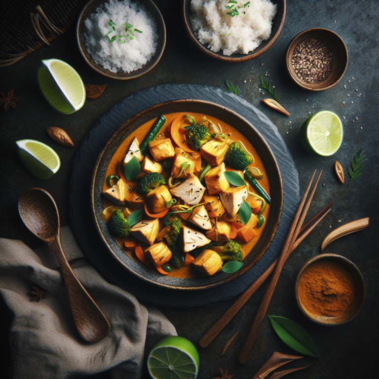 Quick Low Carb Thai Coconut Curry Chicken | Kevin Wagonfoot
