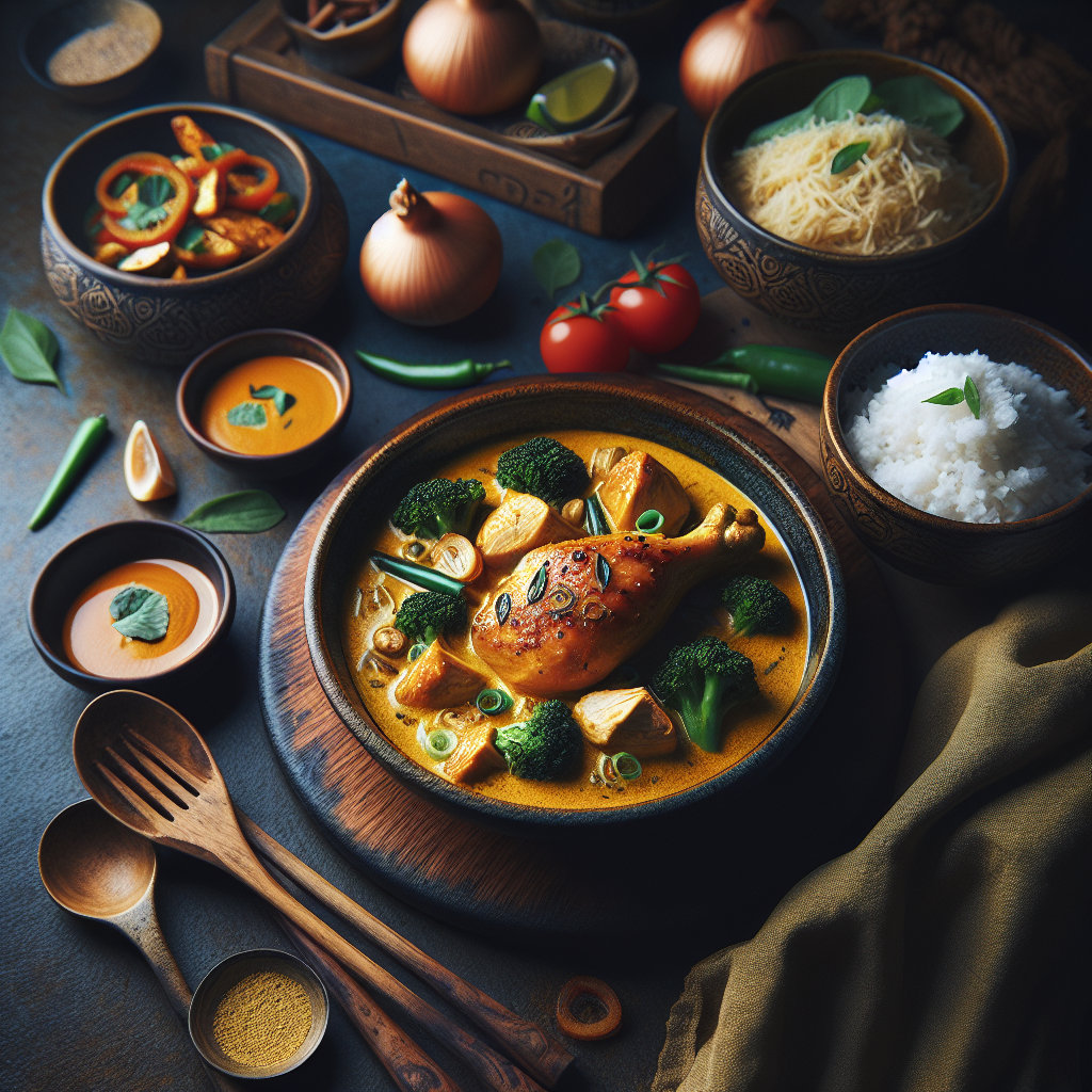 Quick Low Carb Thai Coconut Curry Chicken