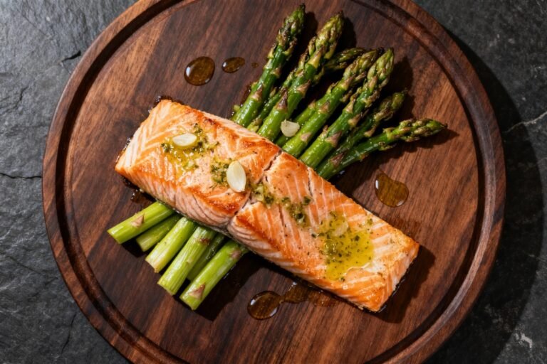 Paleo Baked Salmon with Asparagus
