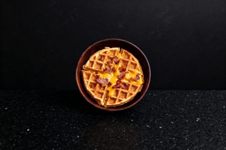 Bacon and Cheddar Chaffles | Kevin Wagonfoot