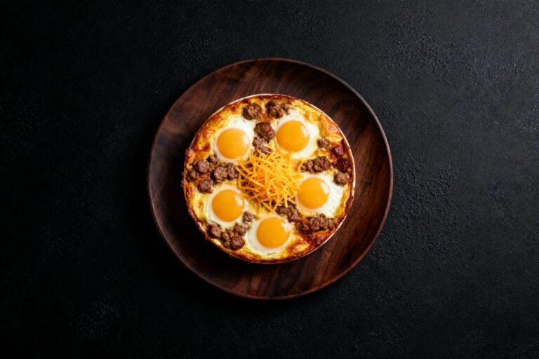 Baked Egg and Sausage Casserole | Kevin Wagonfoot