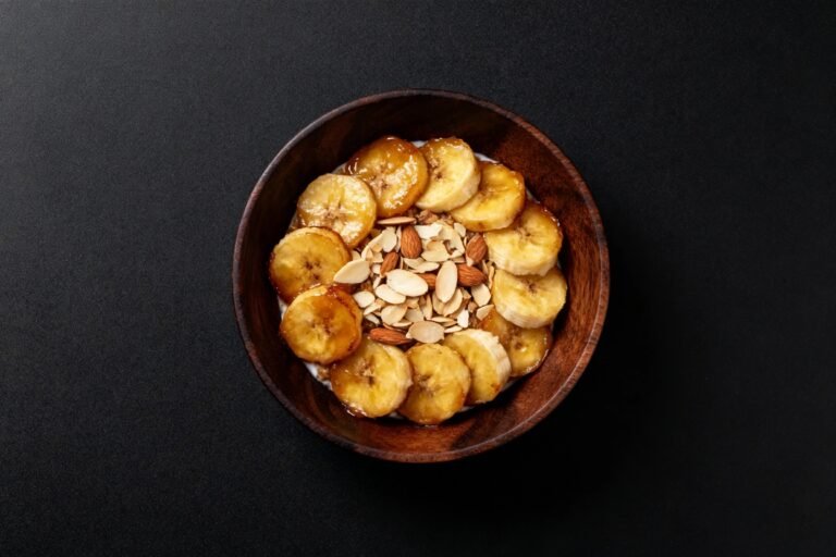 Caramelized Banana & Almond Bowl | Kevin Wagonfoot
