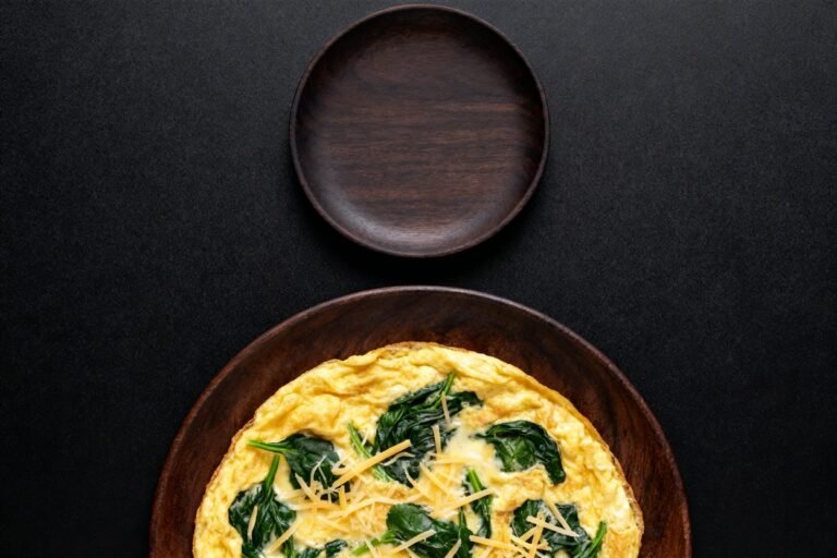 Cheesy Spinach Omelette | Kevin Wagonfoot