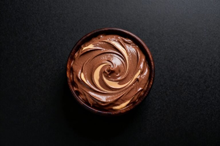 Chocolate Peanut Butter Protein Mousse | Kevin Wagonfoot