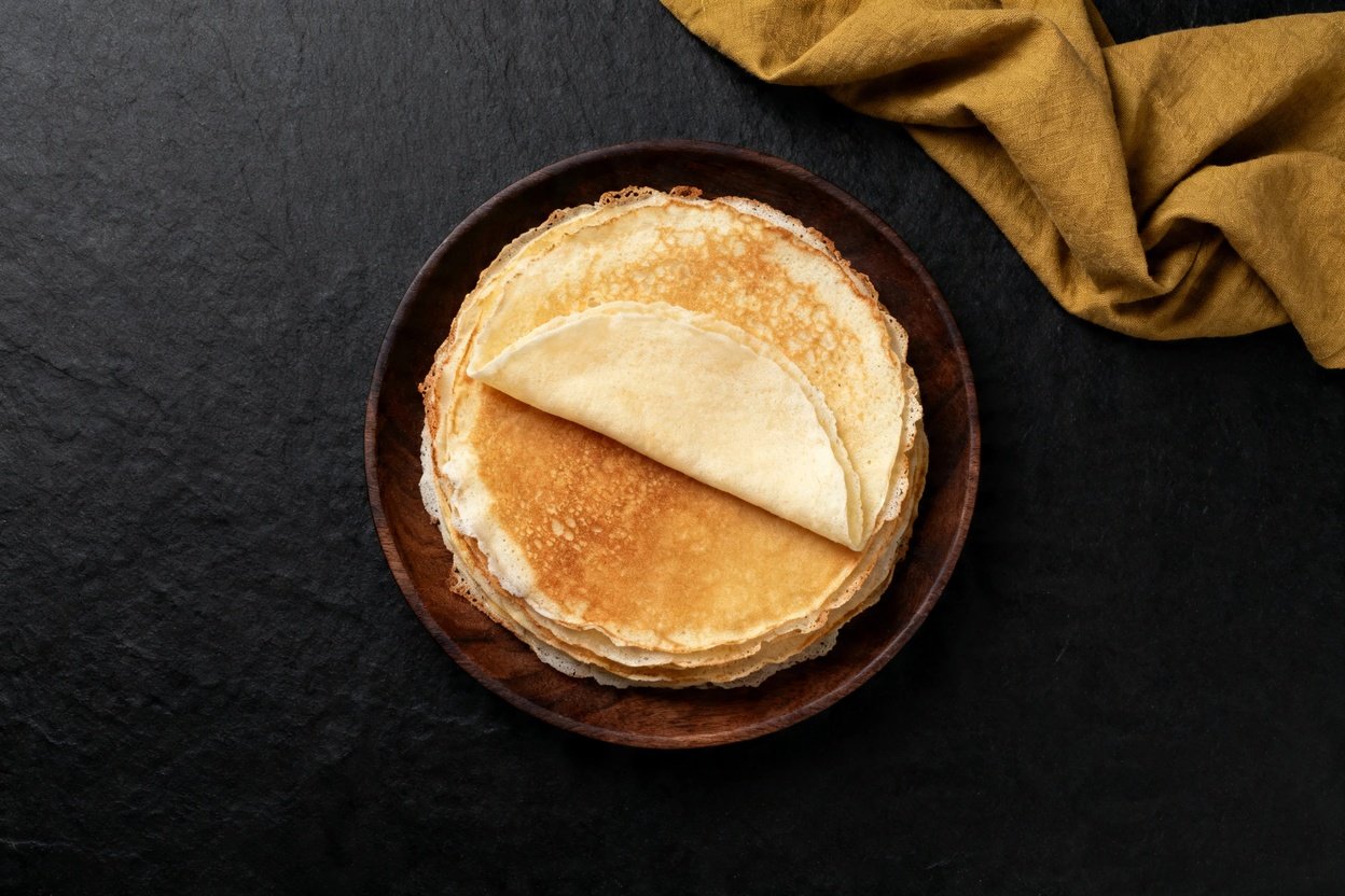 Coconut Flour Crepes with Vanilla Essence | Kevin Wagonfoot