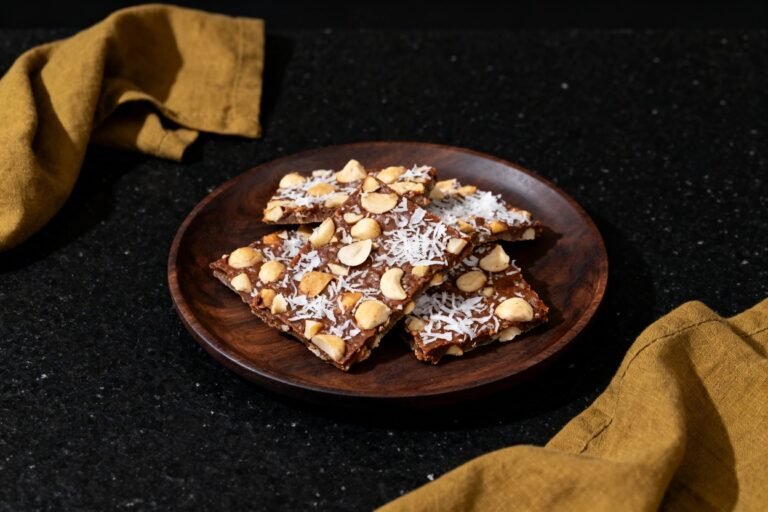 Coconut Macadamia Nut Protein Bark | Kevin Wagonfoot