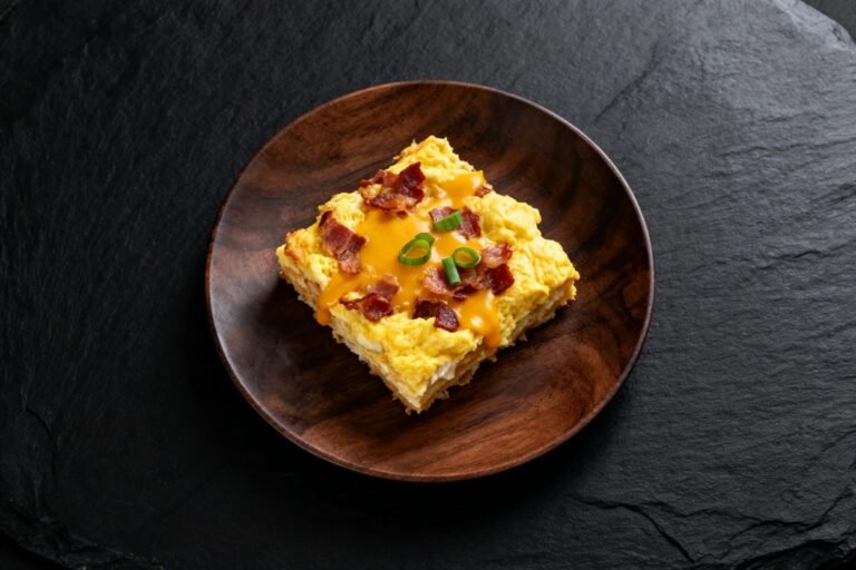 Crockpot Bacon Cheddar & Ranch Breakfast Bake | Kevin Wagonfoot