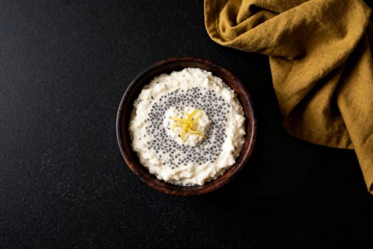 Lemon Ricotta Pudding with Chia Seeds | Kevin Wagonfoot
