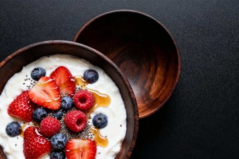 Maple Coconut Yogurt with Fresh Berries | Kevin Wagonfoot