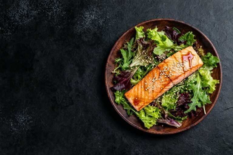 Asian Sesame Salmon Salad | Kevin Wagonfoot
