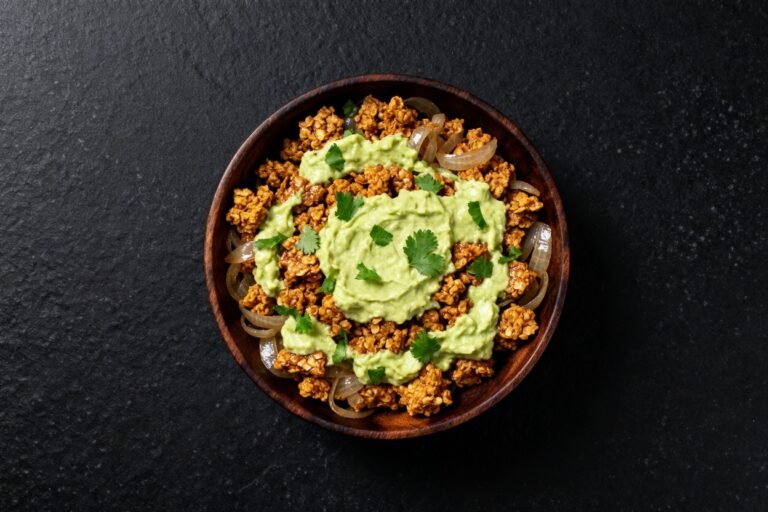 Chili-Lime Tempeh Tacos with Avocado Cream | Kevin Wagonfoot