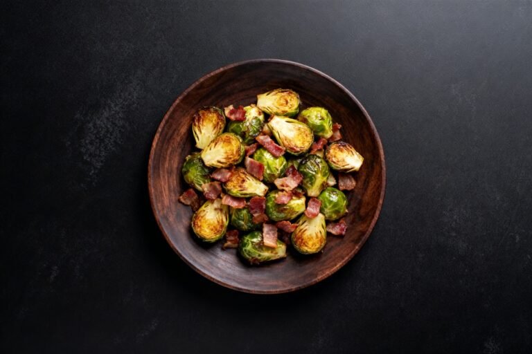 Roasted Brussels Sprouts with Bacon | Kevin Wagonfoot